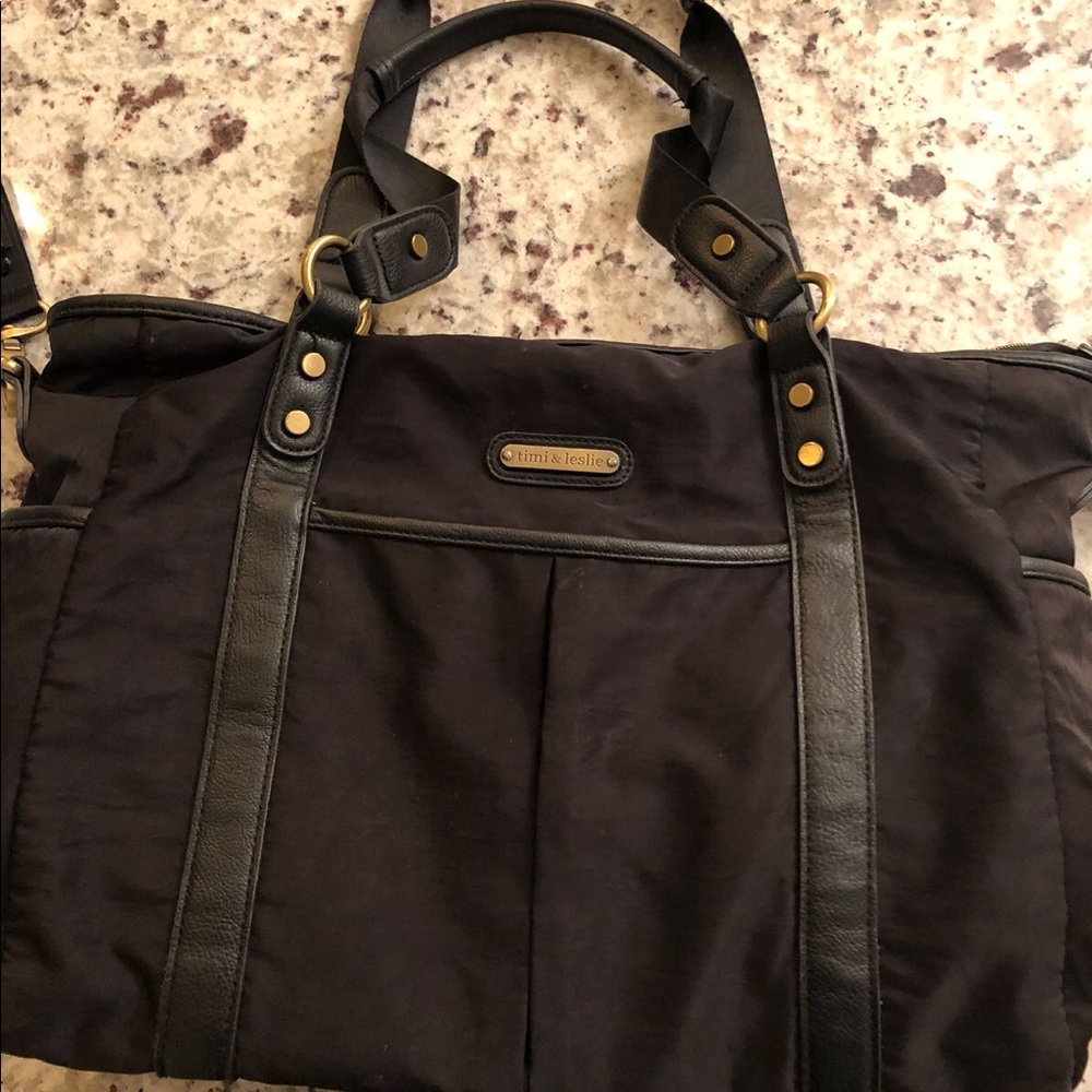 Black Timi & Leslie Diaper Bag